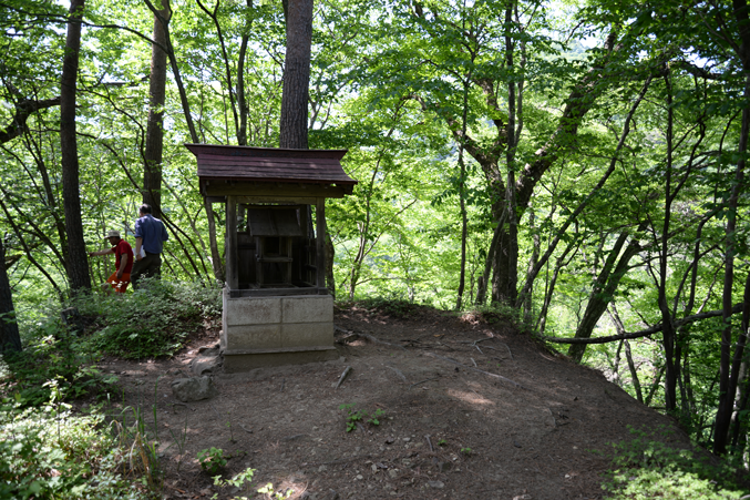 雁ケ沢城の曲輪跡